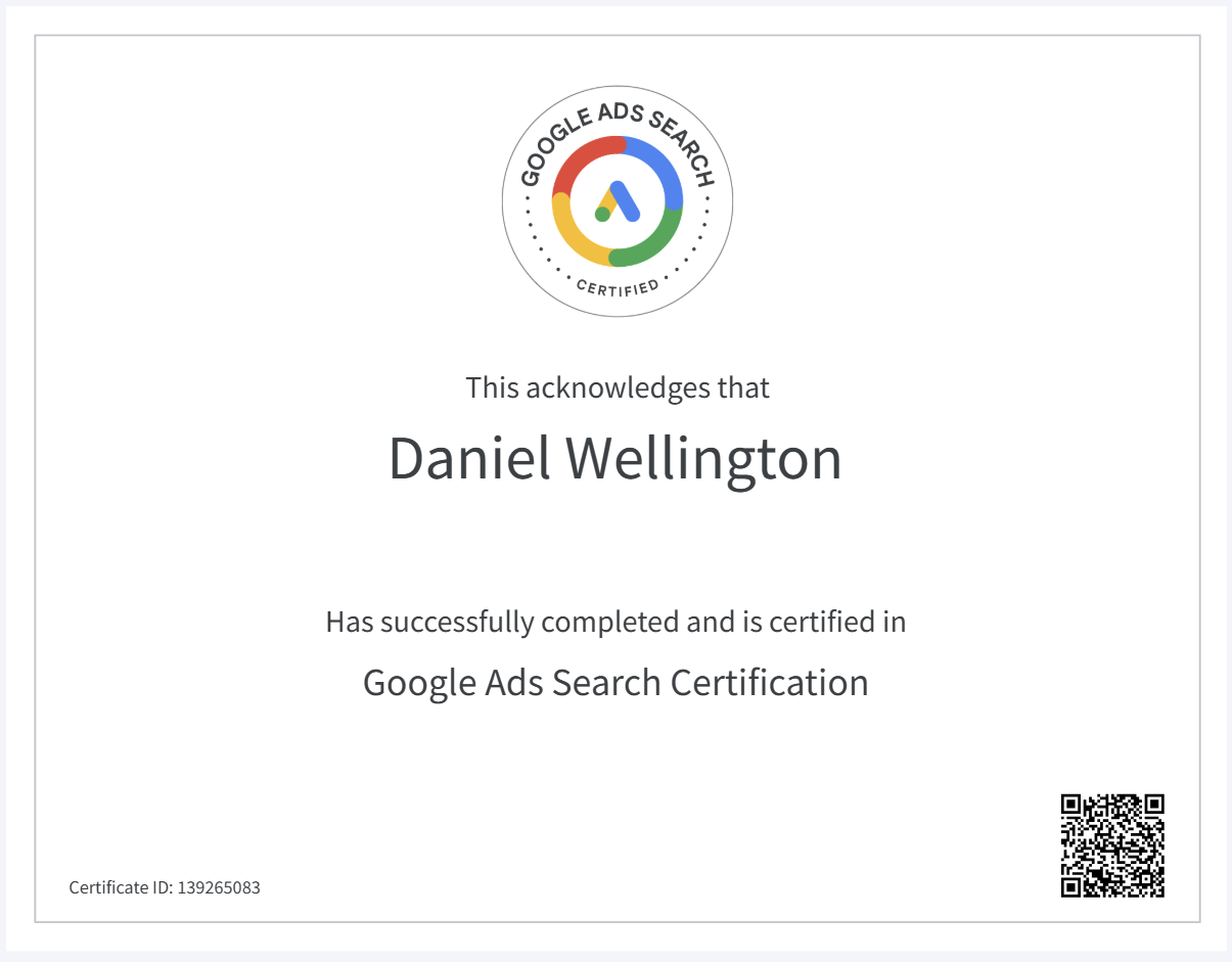 Google Ads Certification